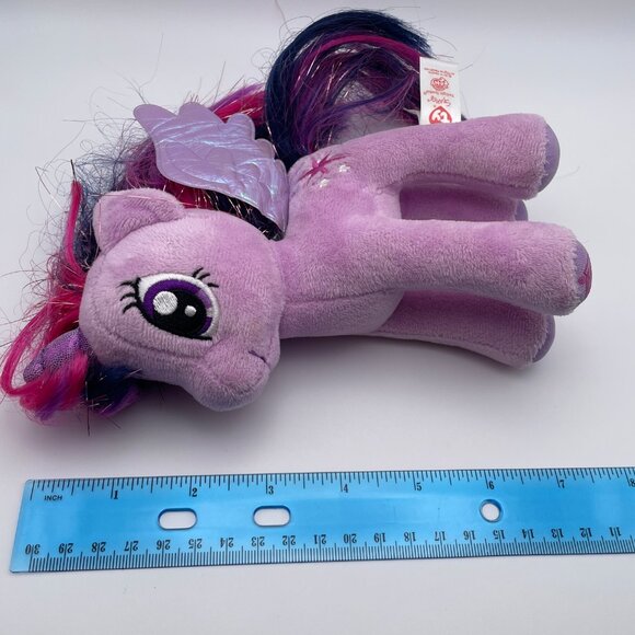 My Little Pony (MLP) Twilight Sparkle TY Sparkle Plush 7in 2015 (SKU: 442TO) - Picture 12 of 12